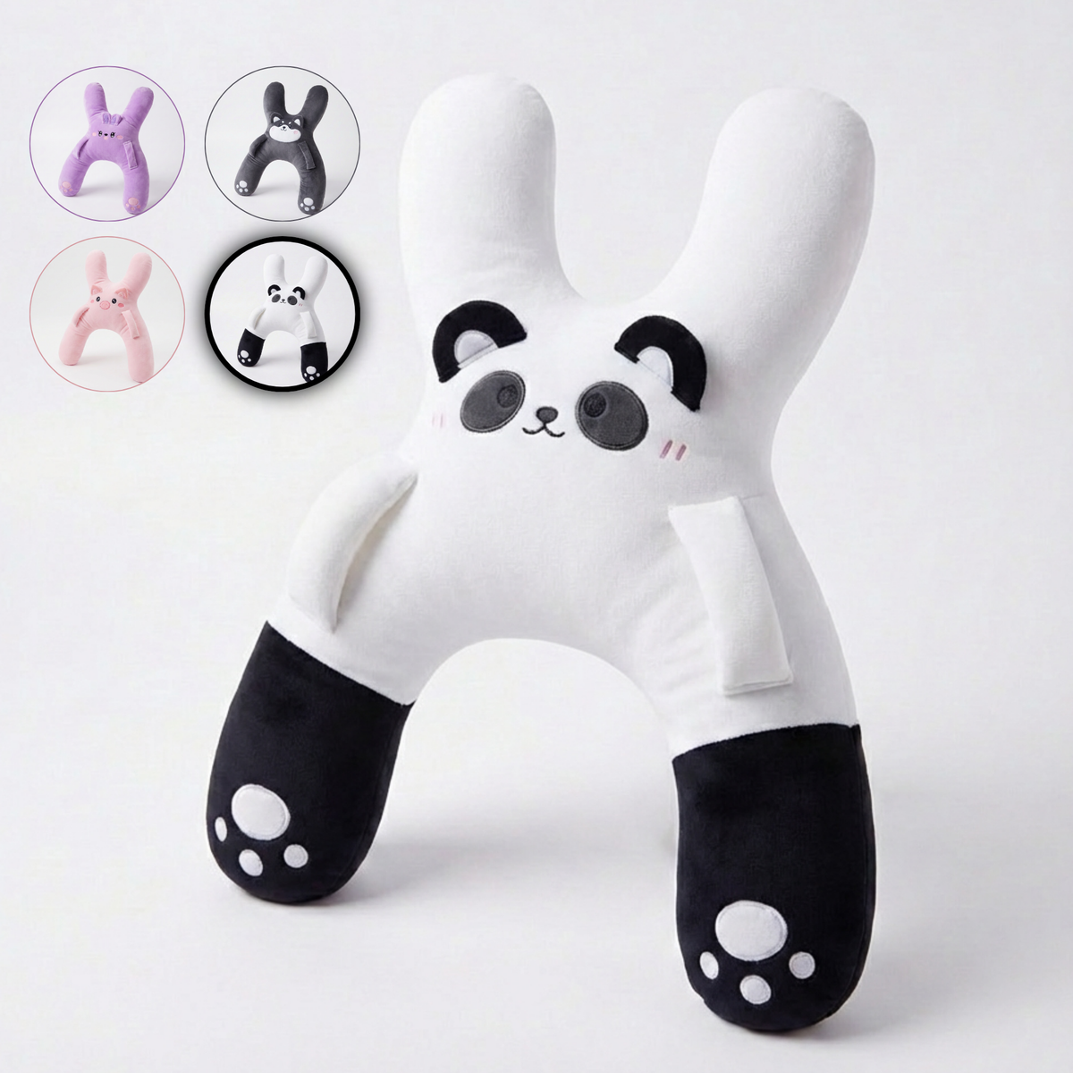 Kids X-Shaped Travel Hug Pillow 🧸 Cozy Car Nap Buddy