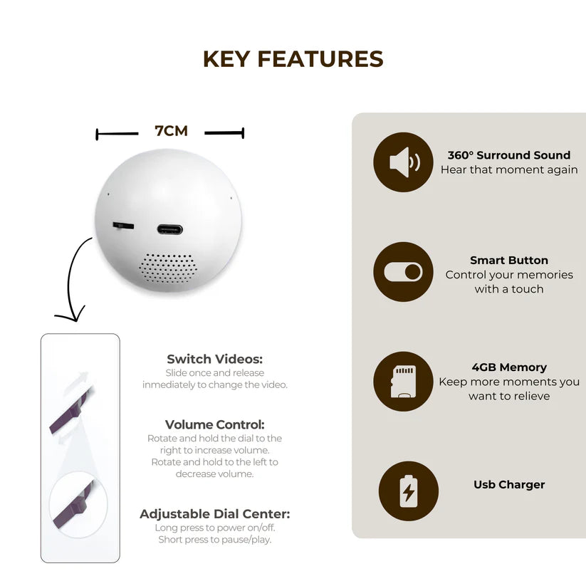 Magic Crystal Ball - Hold Breathable Memories in Your Hand