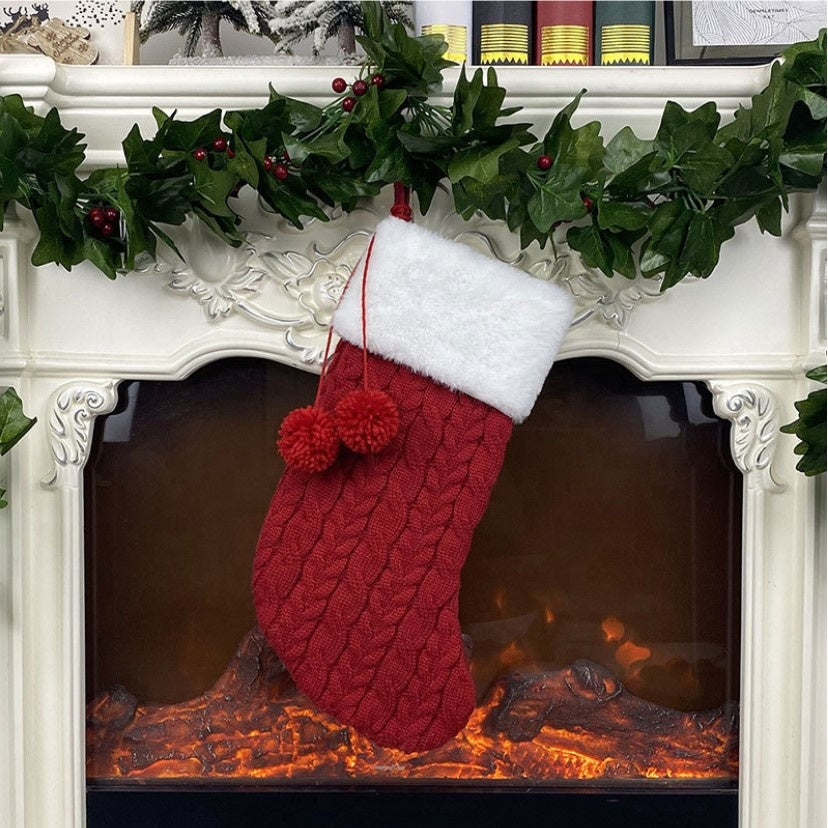 Personalised Knitted Christmas Stockings