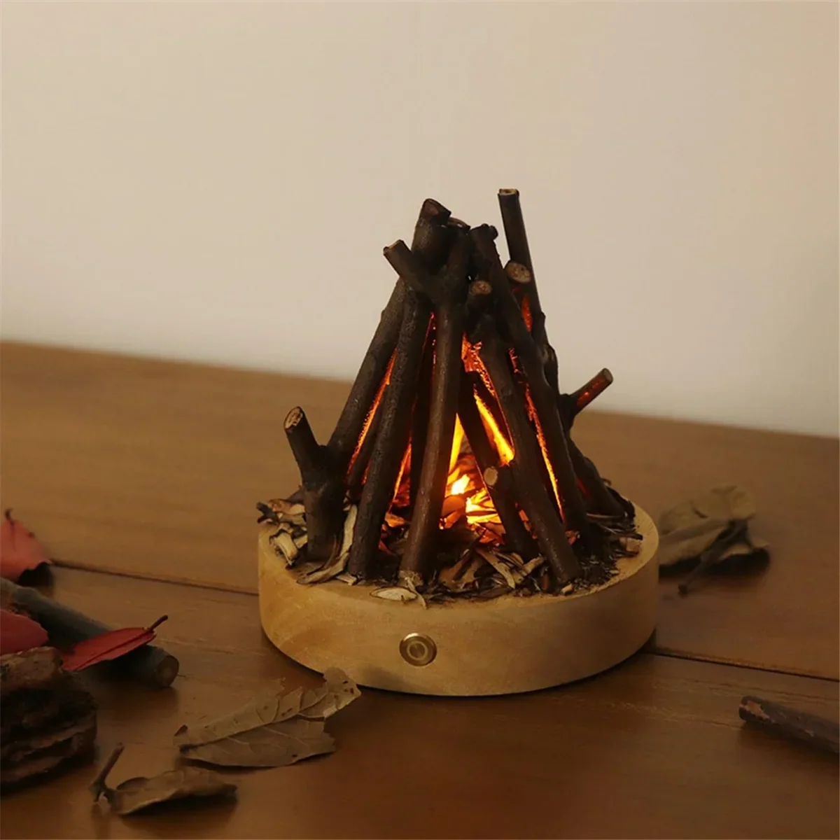 Little Campfire Night Table Lamp