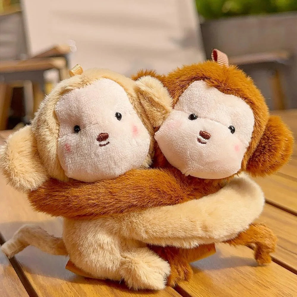 Hugging Panda Plush Animal Keychain Toy