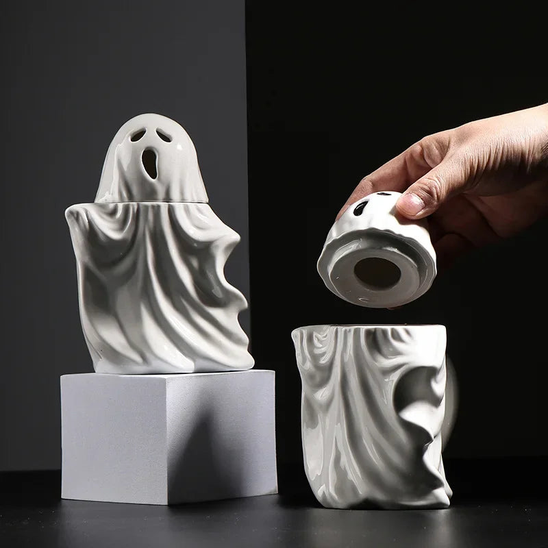 Mug 3D en céramique Fantôme effrayant