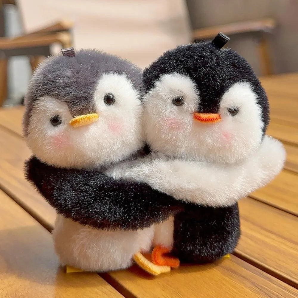 Hugging Panda Plush Animal Keychain Toy