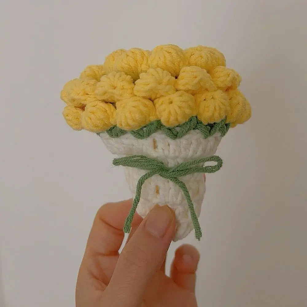 Bouquet de roses convertible en fil fait à la main