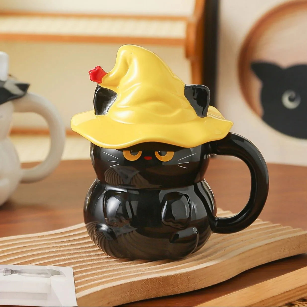 Midnight Witch Cat Mug