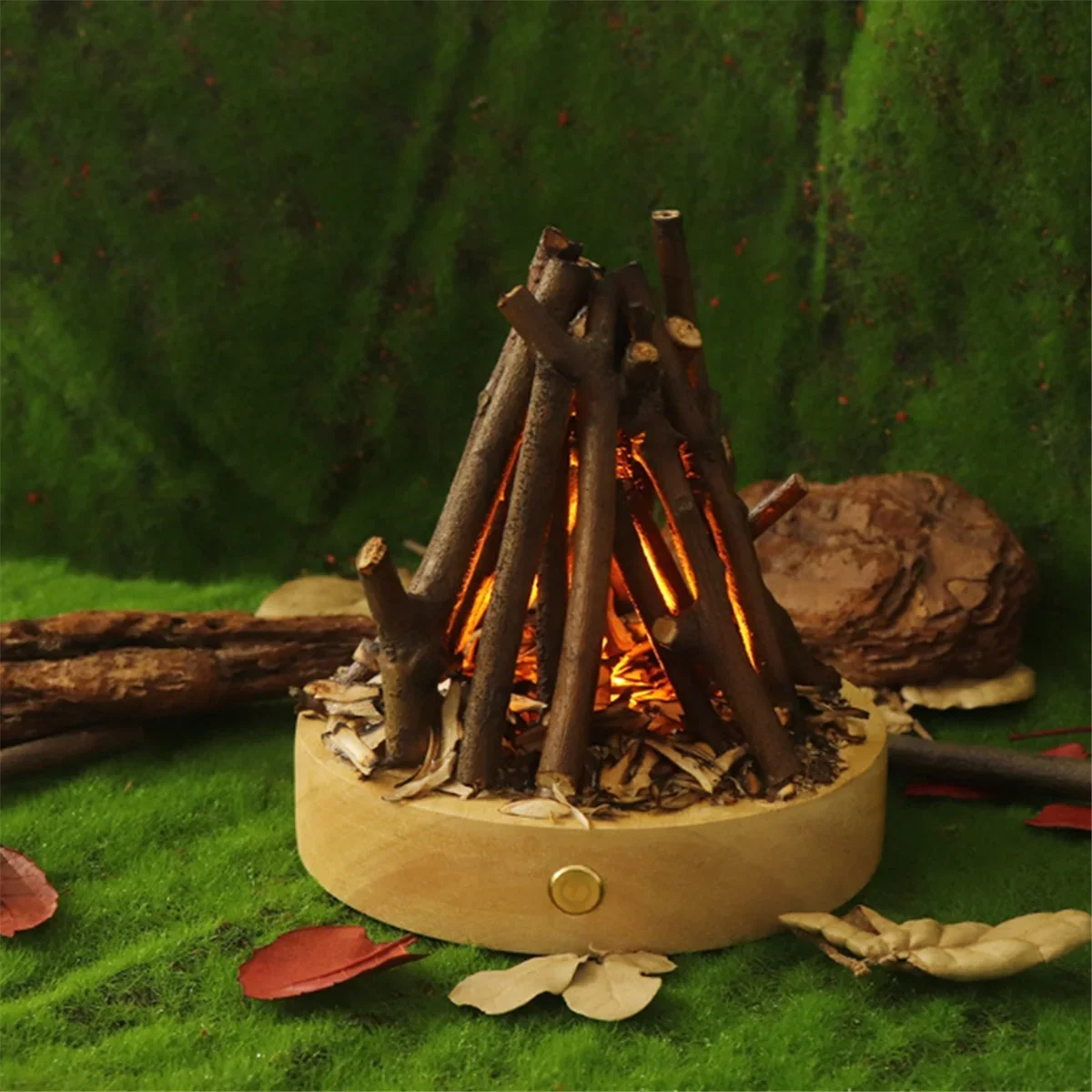 Little Campfire Night Table Lamp