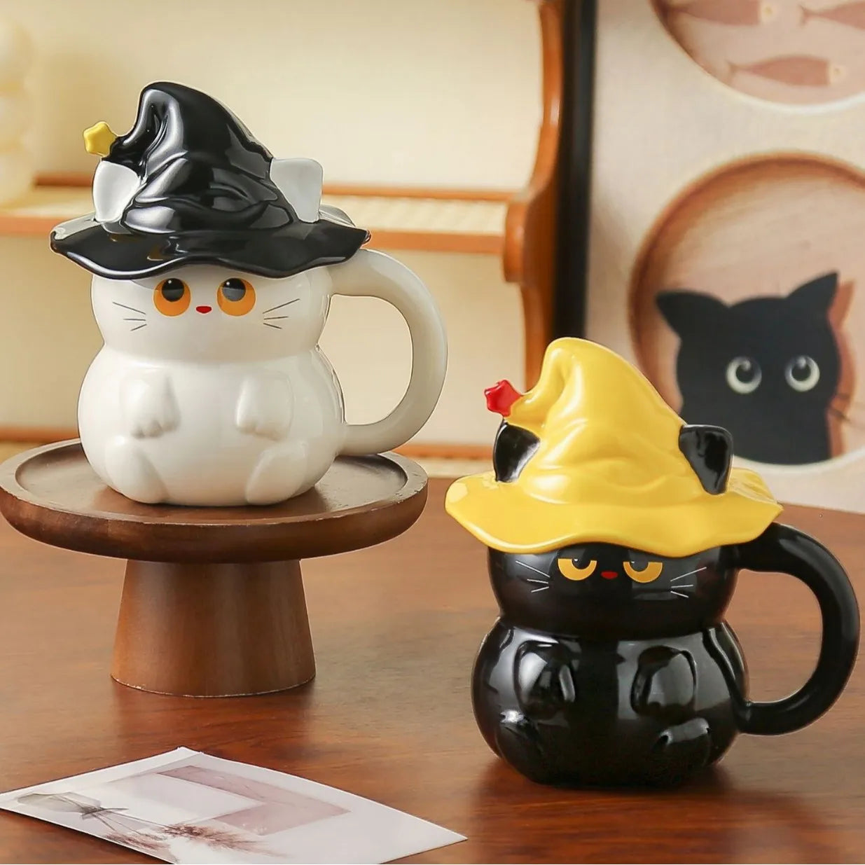 Midnight Witch Cat Mug
