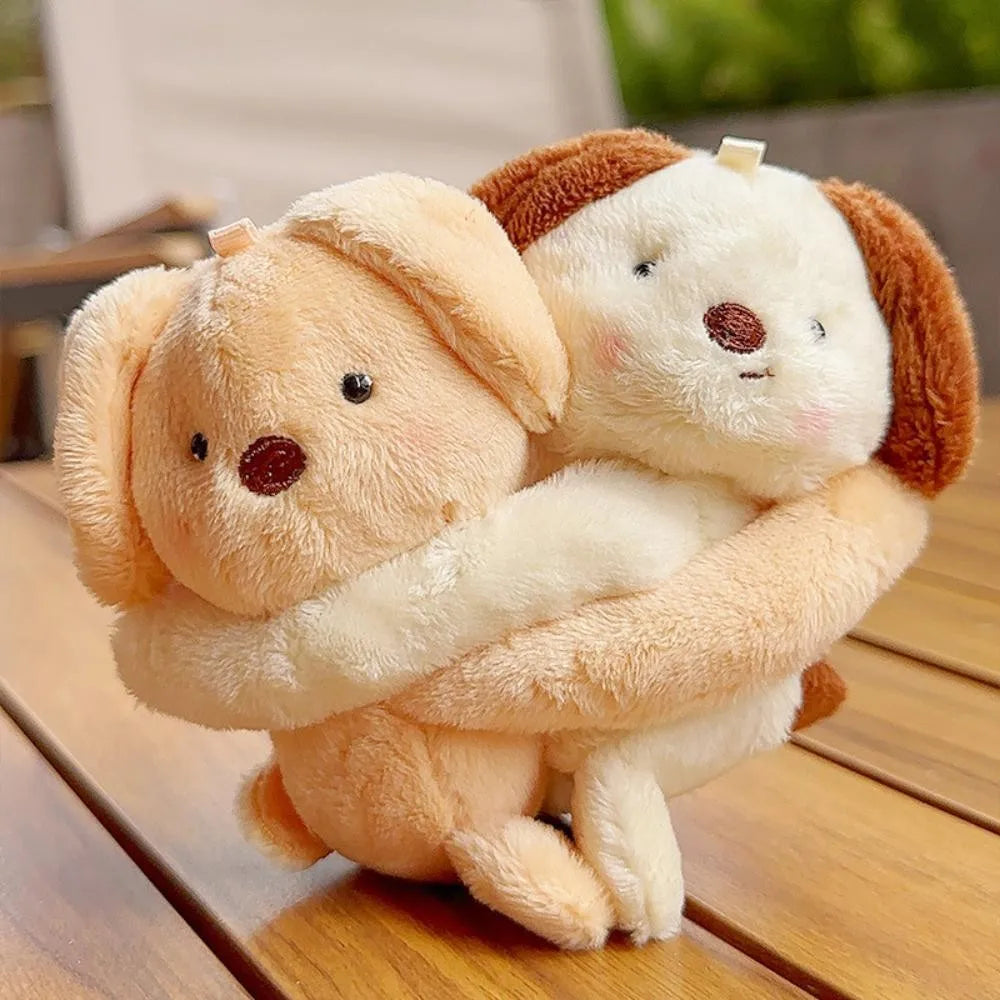 Hugging Panda Plush Animal Keychain Toy