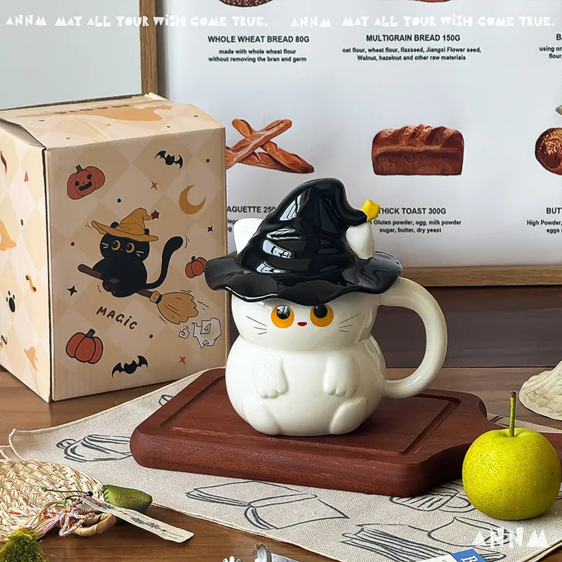 Midnight Witch Cat Mug