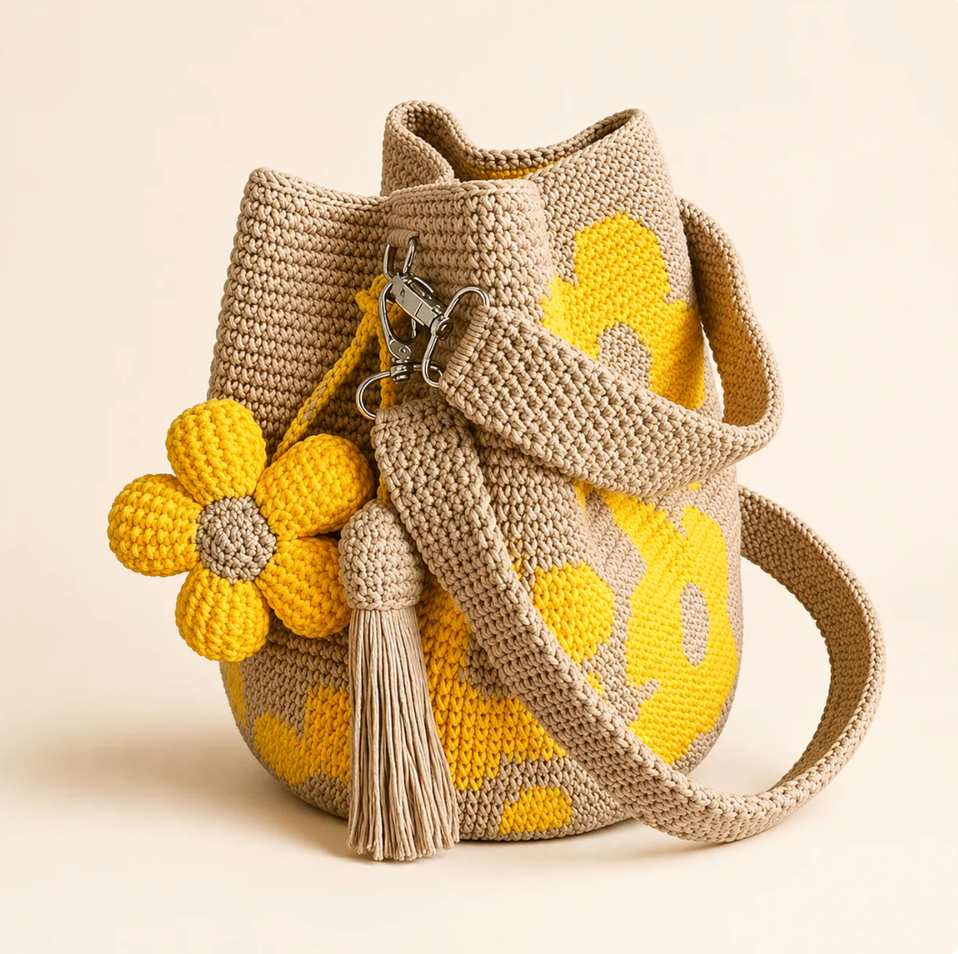 Flower Crochet Bag