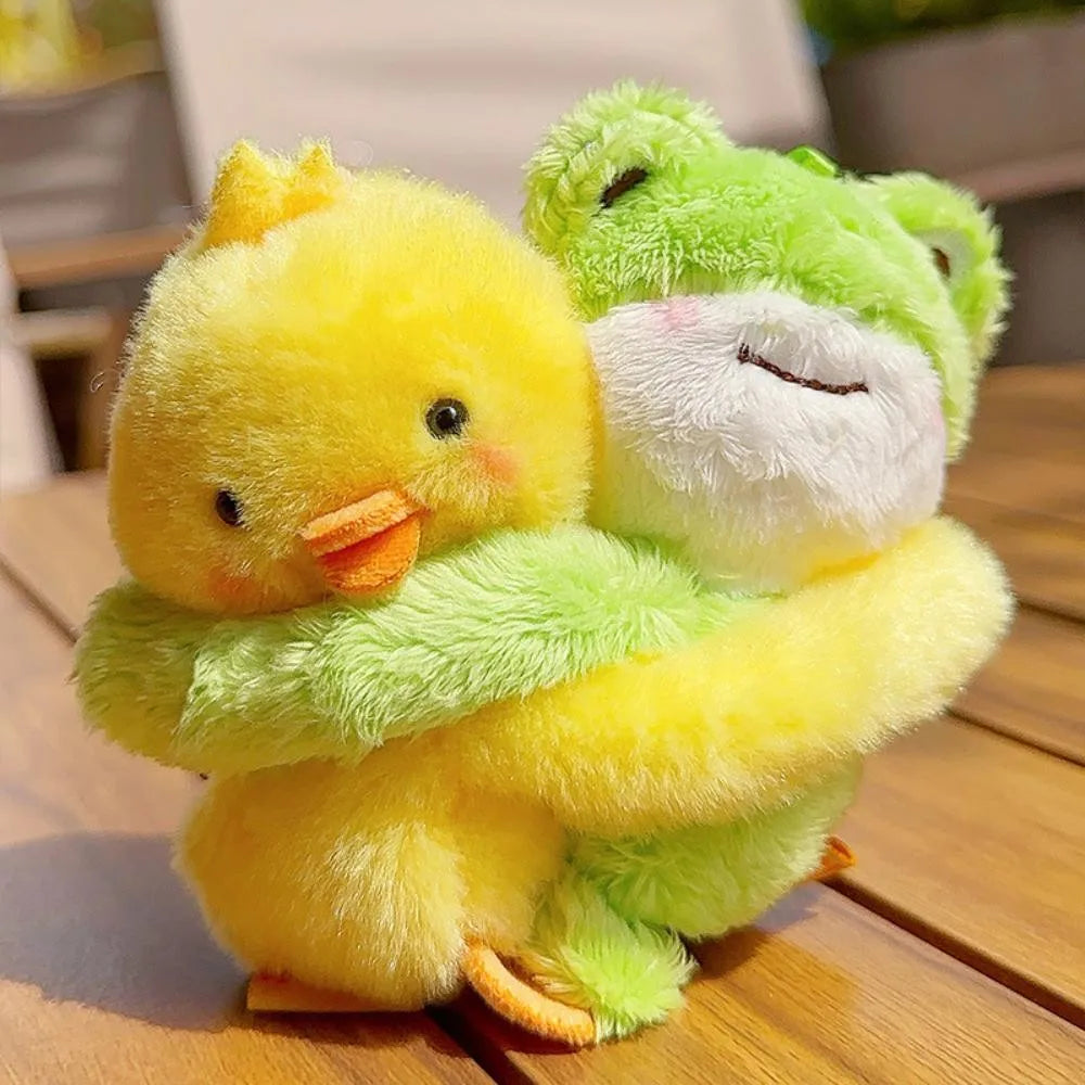 Hugging Panda Plush Animal Keychain Toy