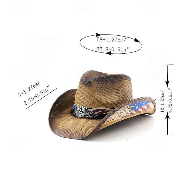 America 250 Patriot Cowboy Hat – Patriotic Western Hat