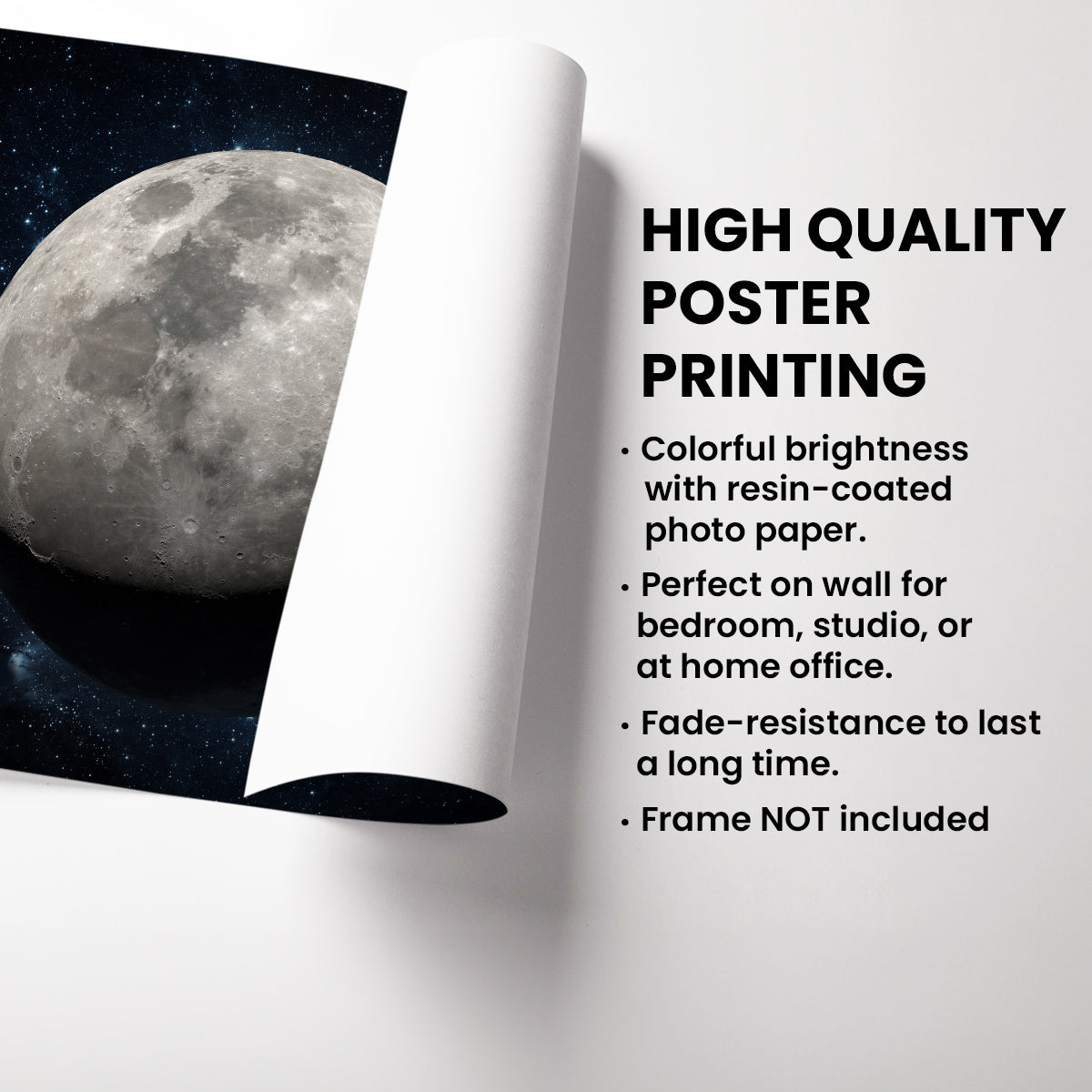 Our Moon Couple Gift Moon Phase Art Anniversary Gift For Him, Gift for Her Wedding Gift Personalized Poster