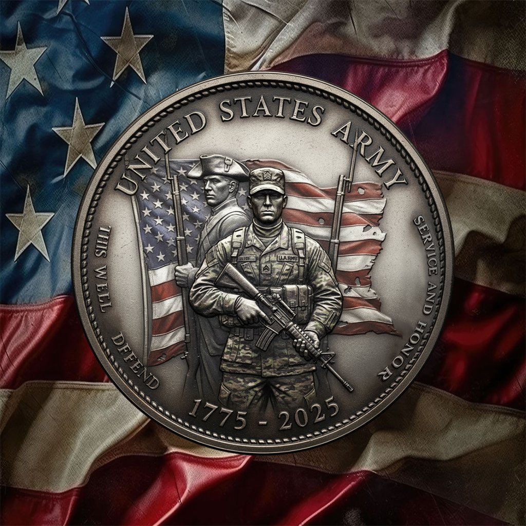Honoring 250 Years of Valor: The U.S. Army 250th Anniversary Commemorative Coin