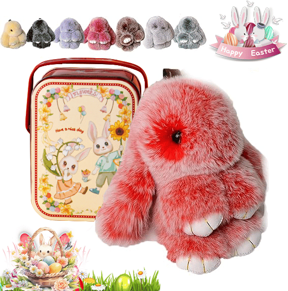 🐰Easter Cute Bunny Plush Keychain