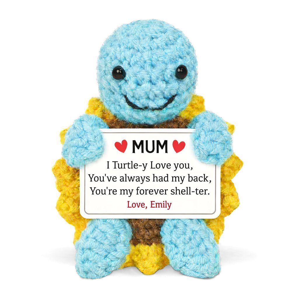 Custom Turtle Crochet Mother's day gift