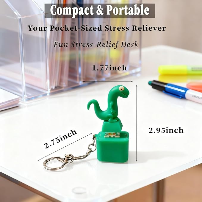 Animal Concert Button Keychain - Real Sound & LED Light
