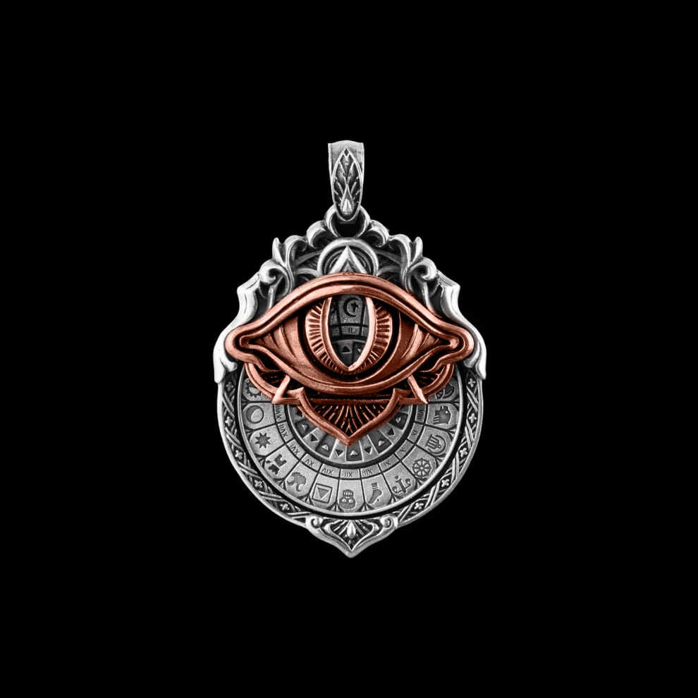 👁️‍🗨️Handmade Tarot Vision Pendant: Connect to Cosmic Wisdom Anytime(Cheat Sheet Included)