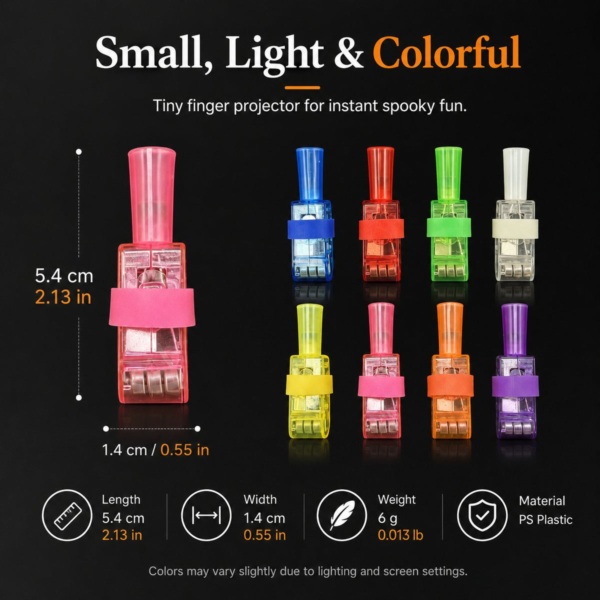 Halloween Finger Projector Lights – Mini Pattern Projector