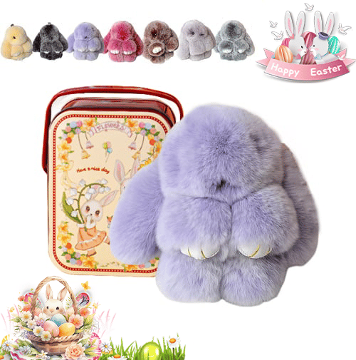 🐰Easter Cute Bunny Plush Keychain