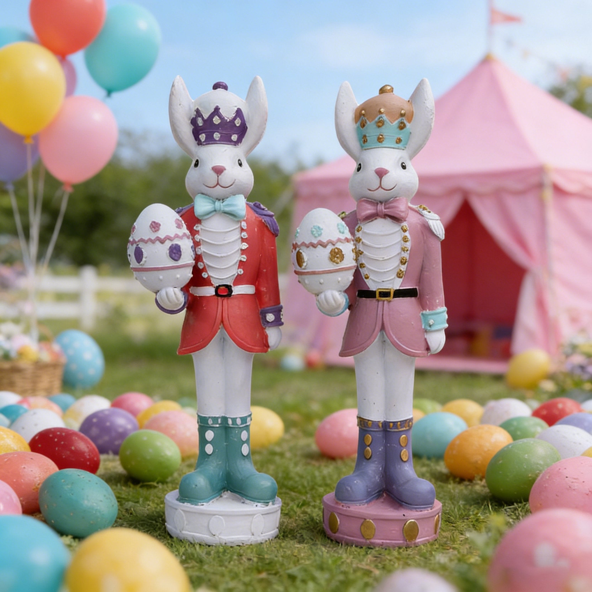 Easter Bunny Nutcracker – A Charming Touch of Spring
