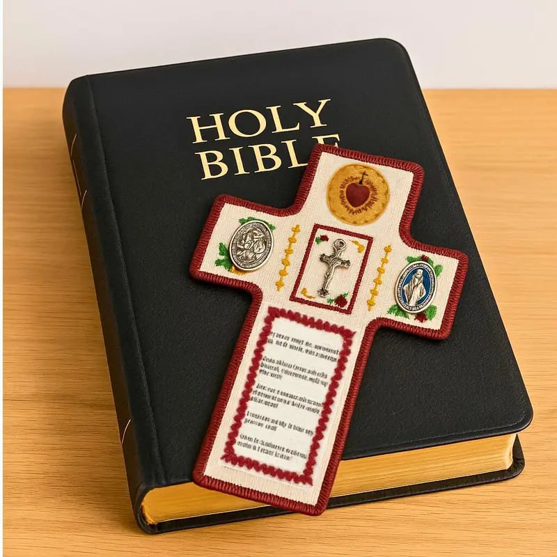 Handmade Catholic Prayer Pocket