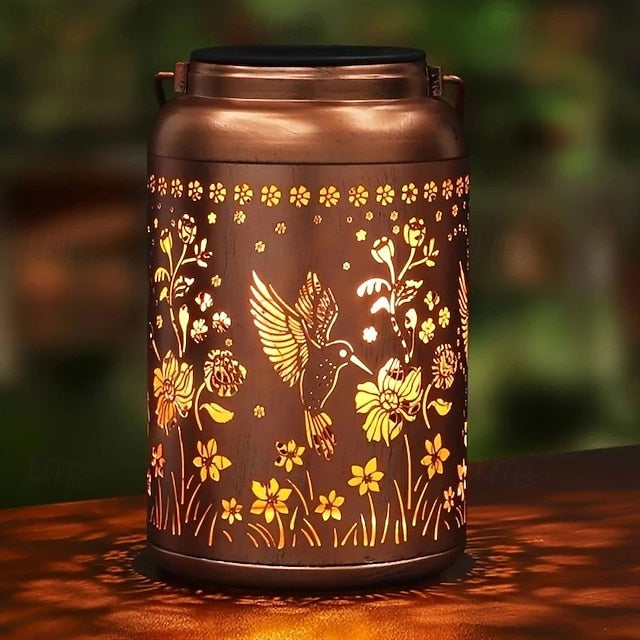 Solar Hummingbird Lantern