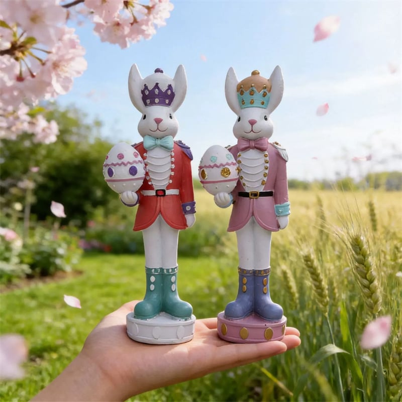 Easter Bunny Nutcracker – A Charming Touch of Spring