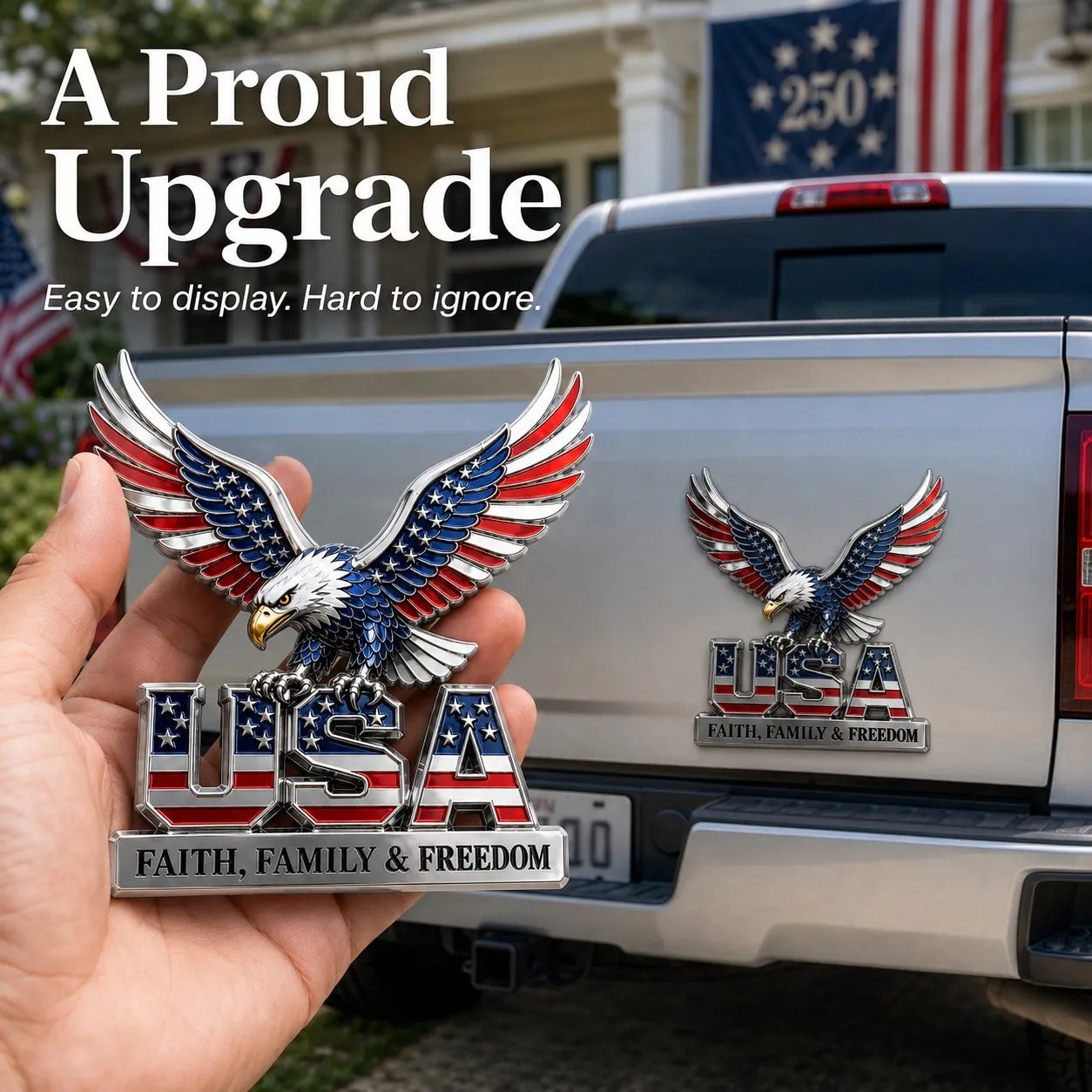 250th Anniversary Faith, Family & Freedom Emblem