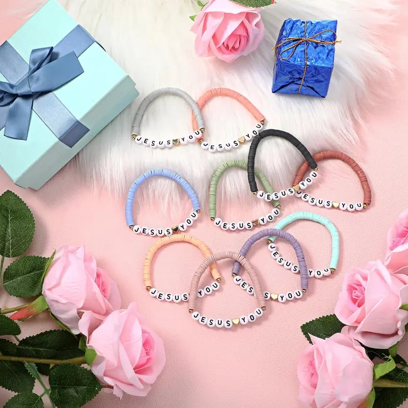 Bracelets « Jésus vous aime » – Cadeaux chrétiens de foi et d'amitié