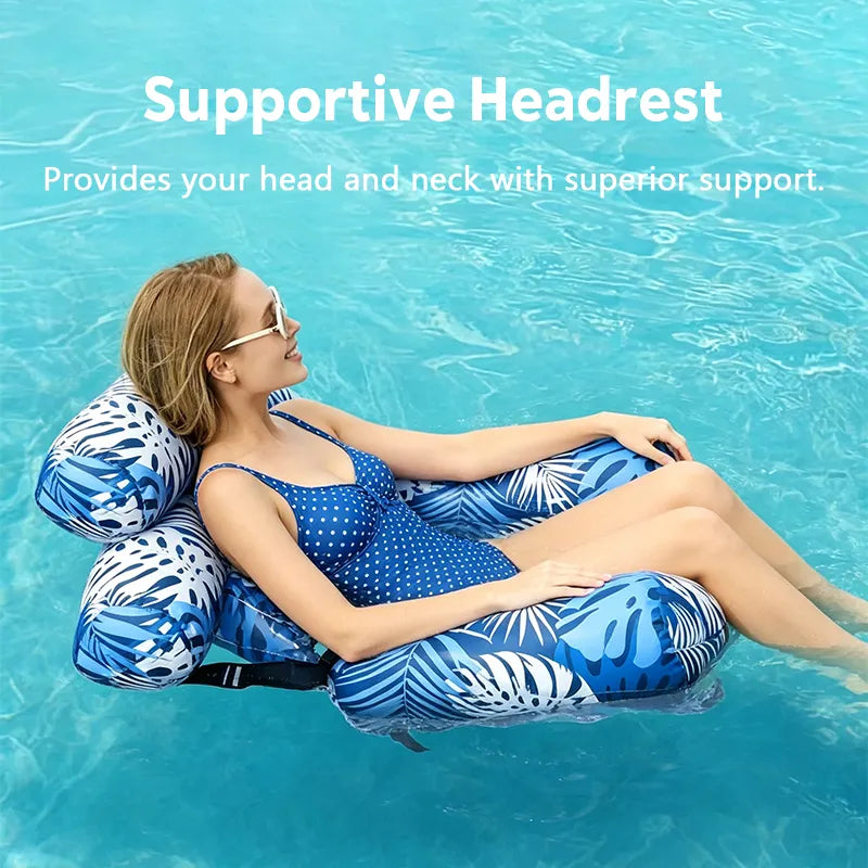 🔥Summer Hot Sale Inflatable Pool Floats Adult,Floating Lounge Chairs