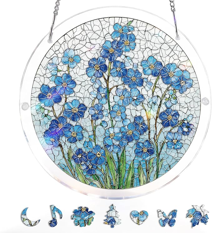 Acrylic Jigsaw Puzzle Suncatcher 80 Pieces