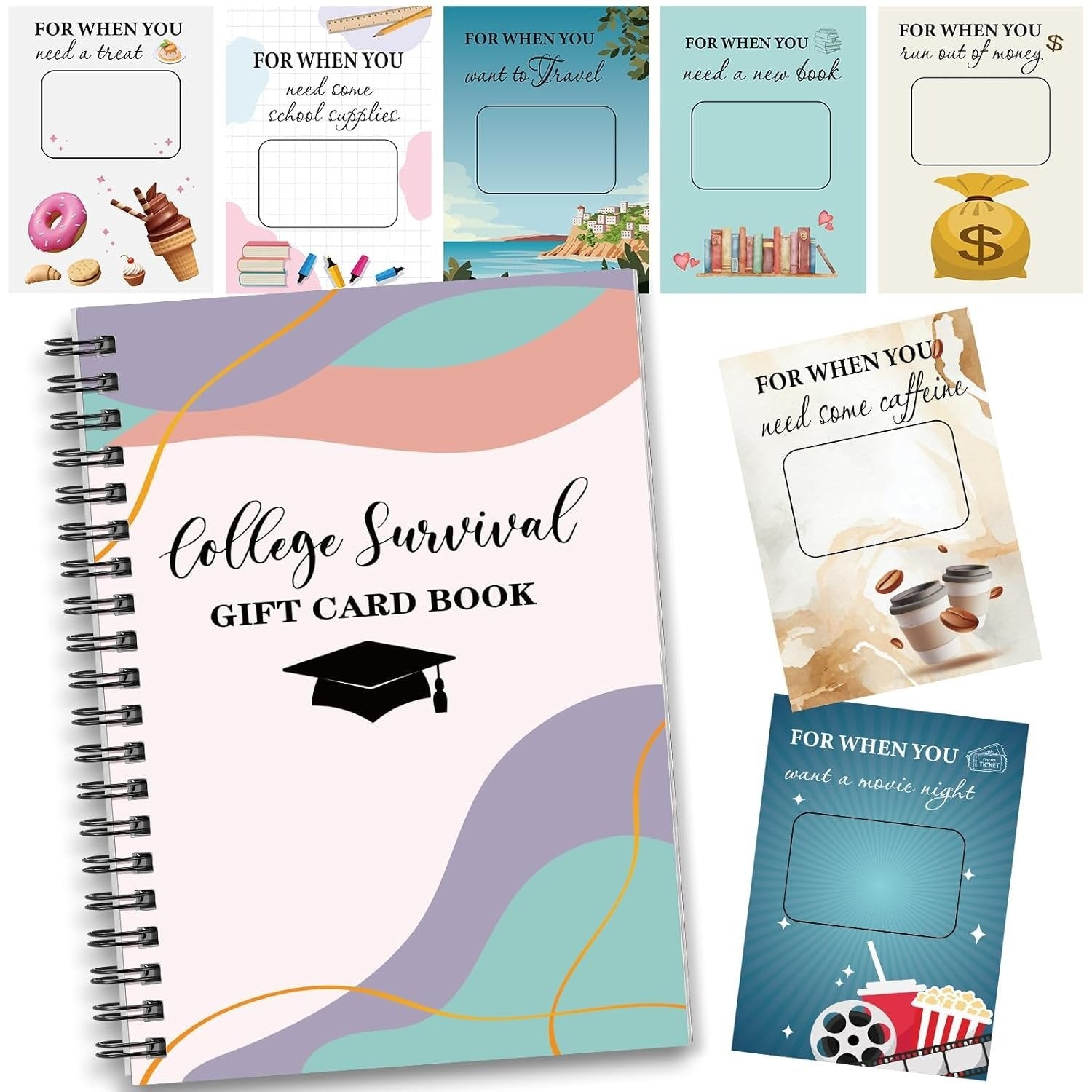 College Survival Gift Card Book