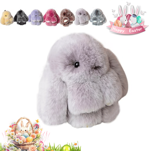 🐰Easter Cute Bunny Plush Keychain