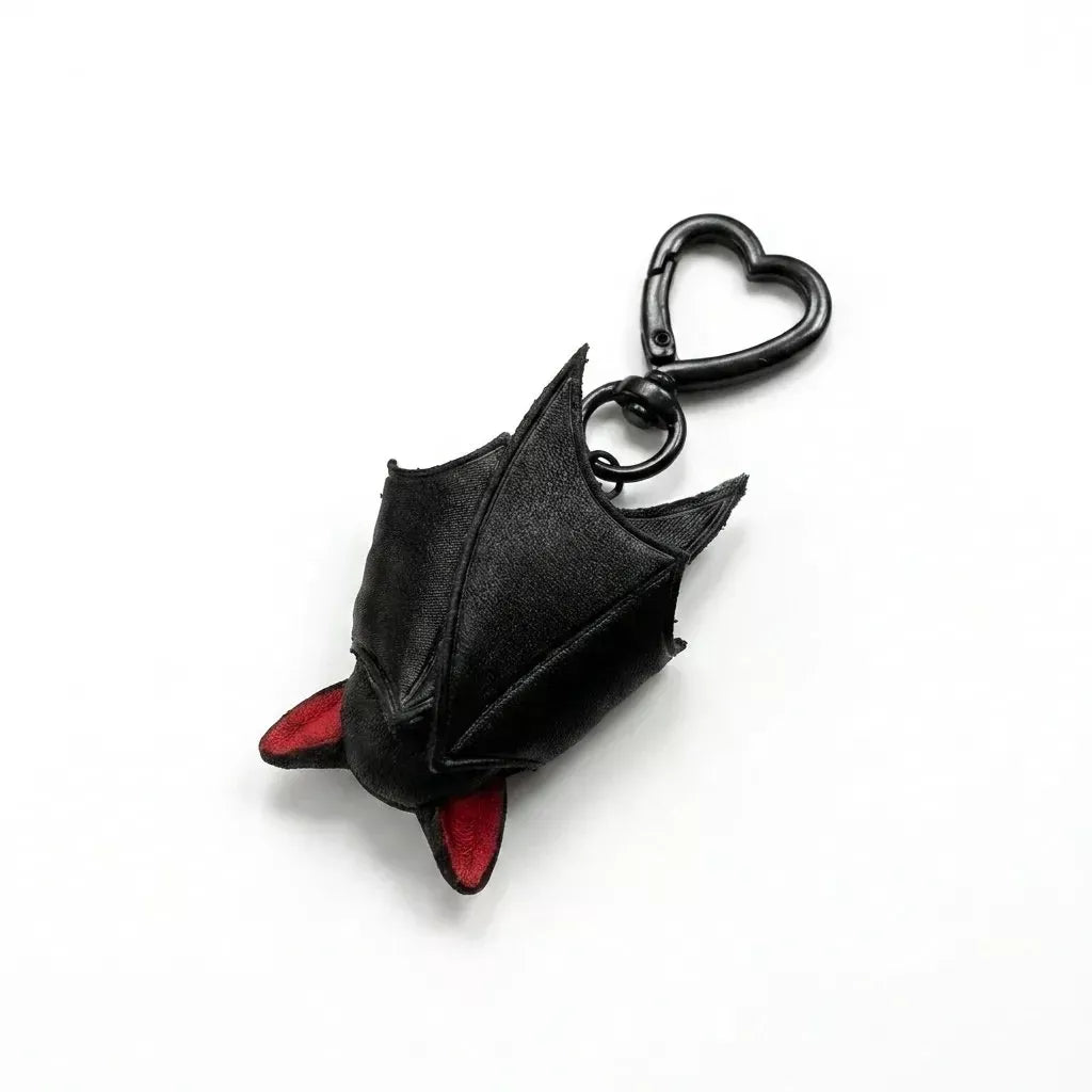 Halloween Cute Black Bat Baby Keychain