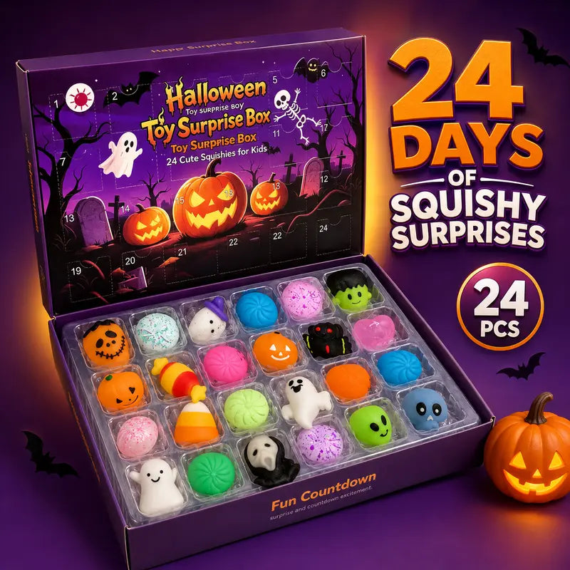 24-Piece Halloween Squishy Surprise Box