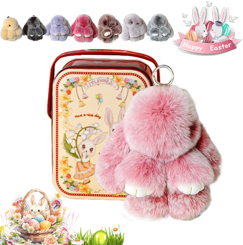 🐰Easter Cute Bunny Plush Keychain