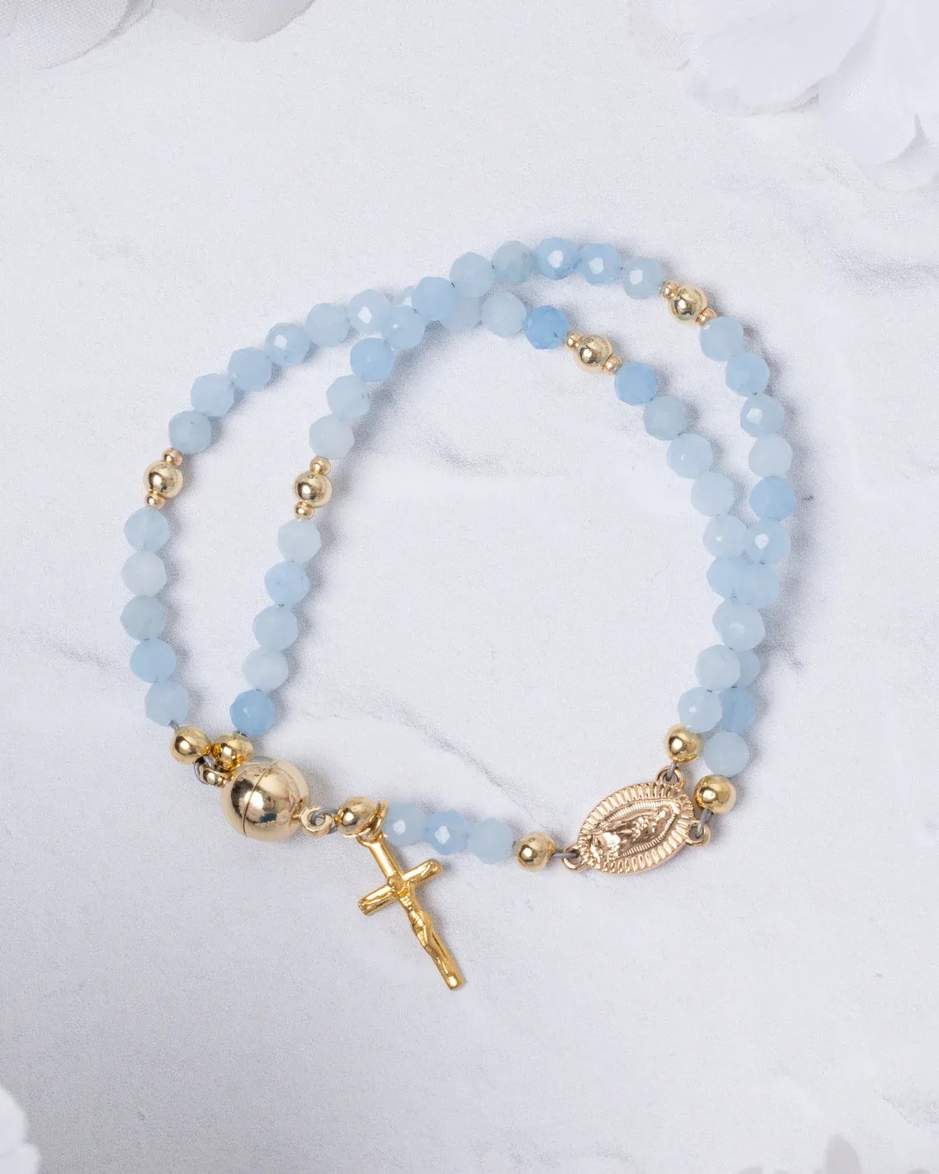 Handcrafted rosary bracelets