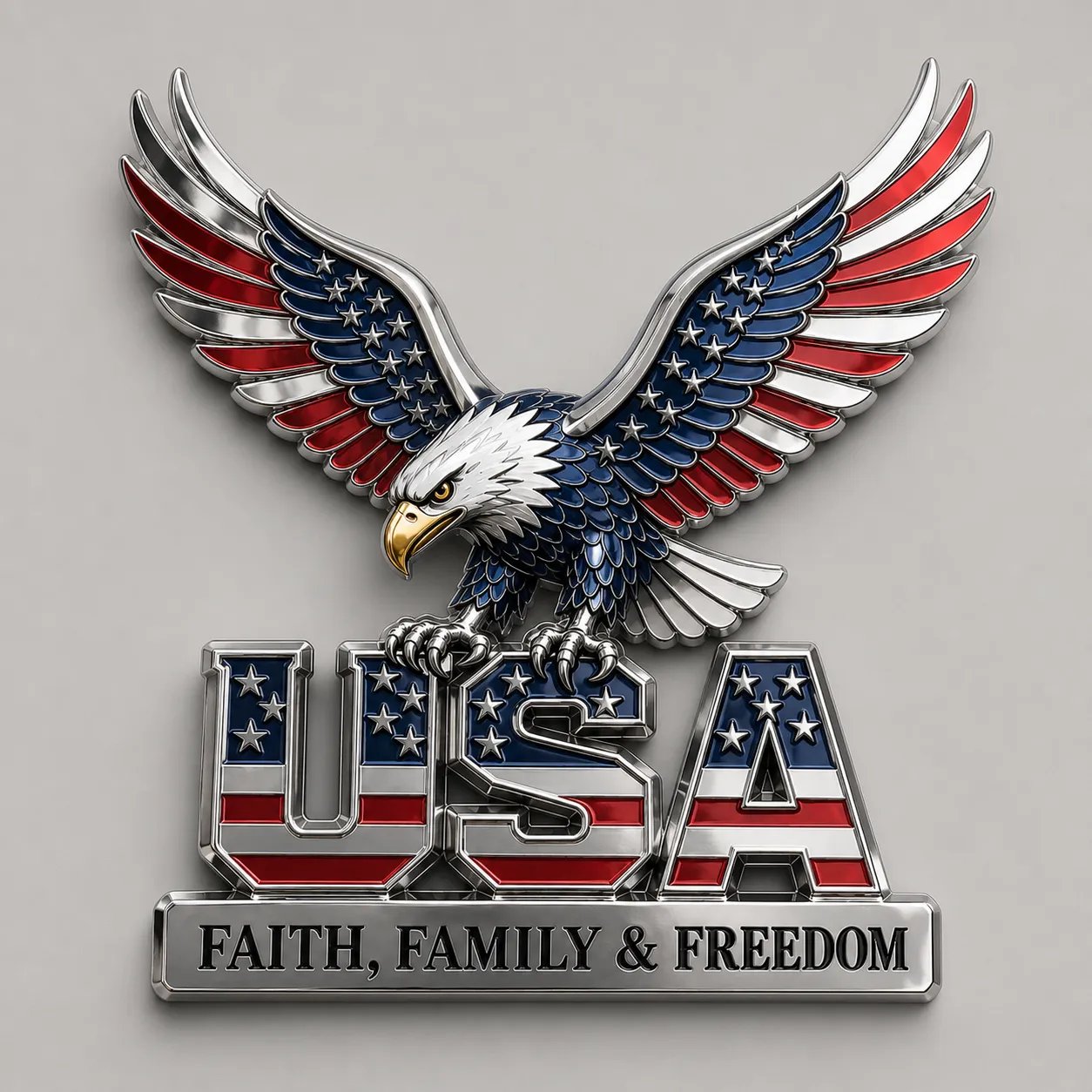 250th Anniversary Faith, Family & Freedom Emblem
