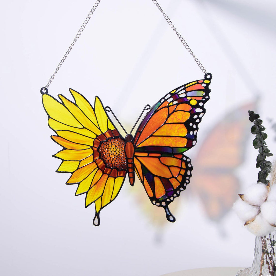 Butterfly Sunflower Suncatcher
