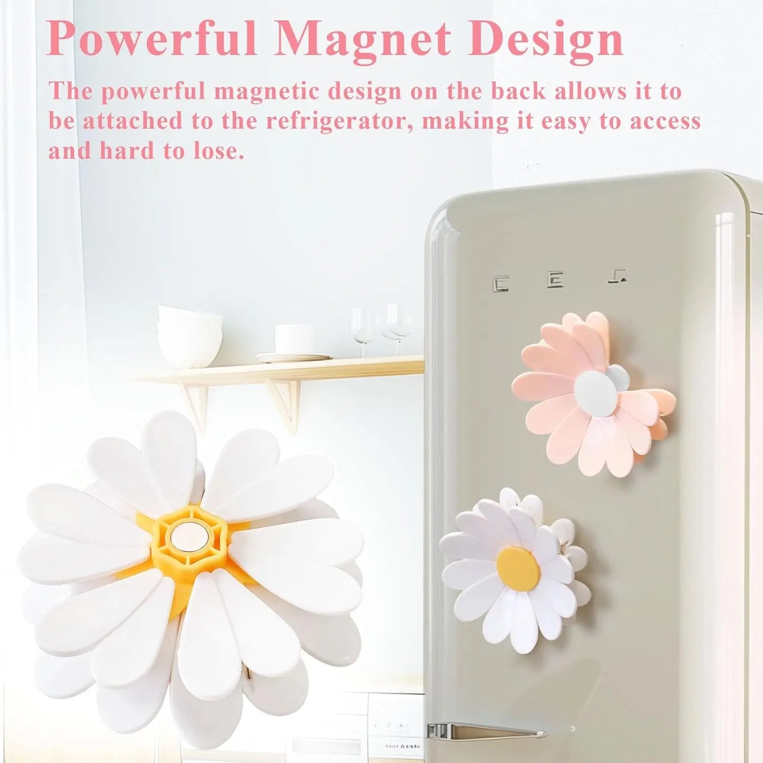 Cherry-Shaped Magnetic Food Clip & Fridge Magnet