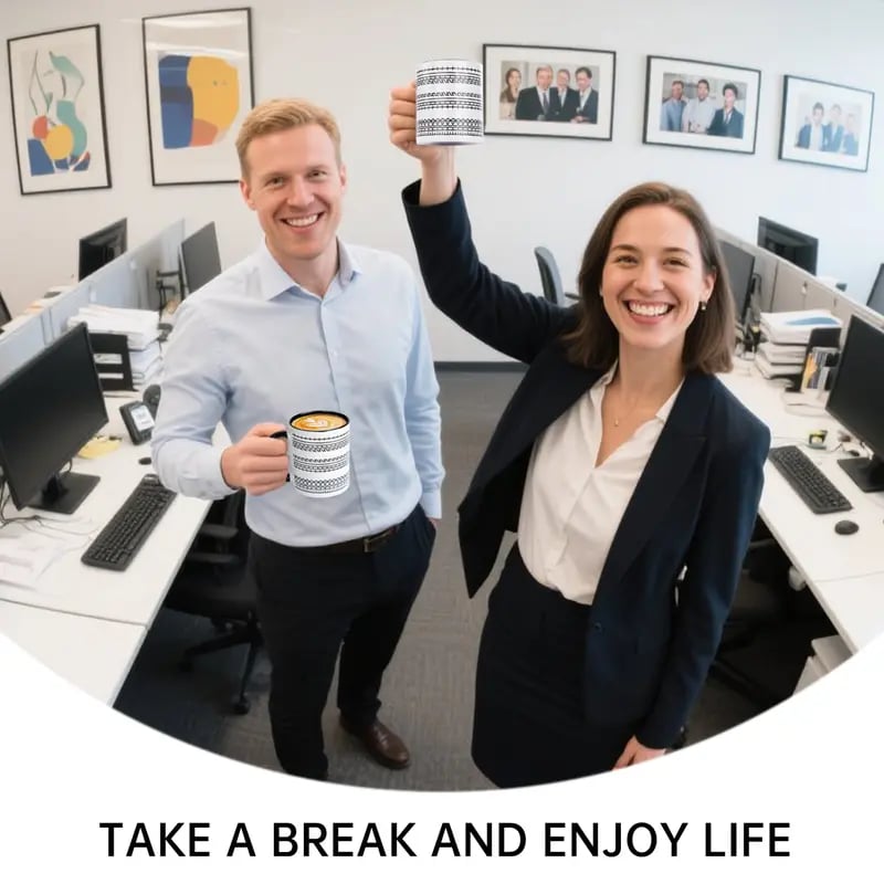 Hidden Message Funny Ceramic Coffee Mugs