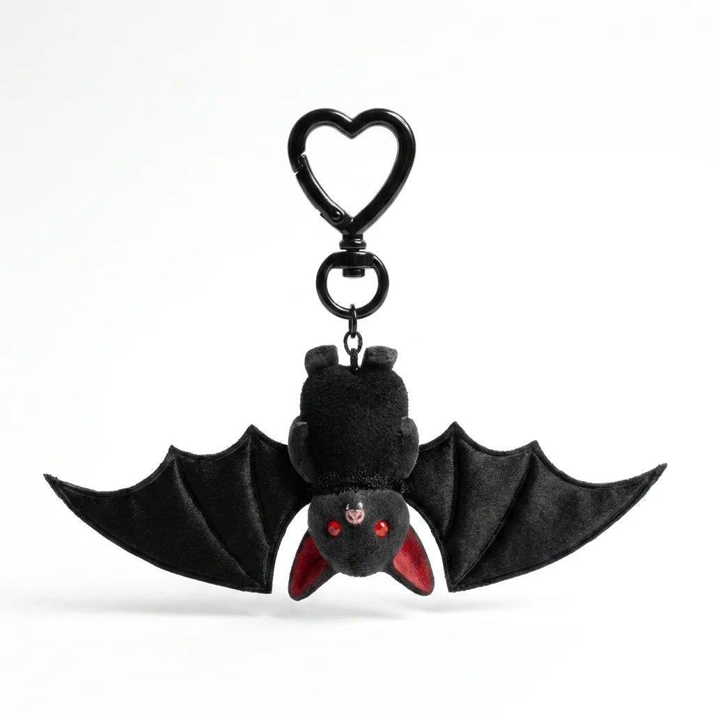 Halloween Cute Black Bat Baby Keychain