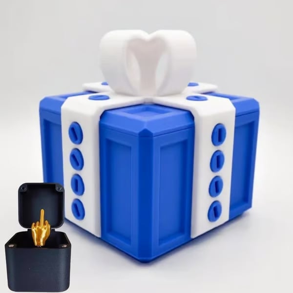 The Prank Box – Hilarious Screw Challenge with Middle Finger Surprise  Perfect Gag Gift for All Occasions!