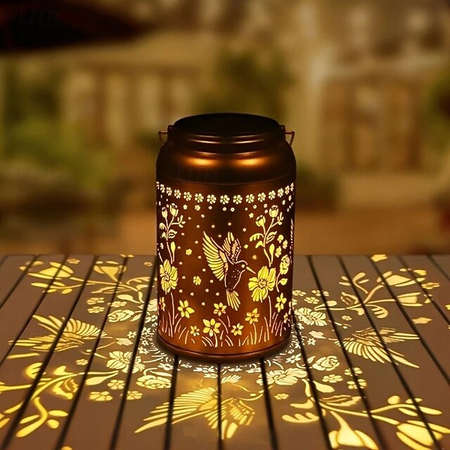 Solar Hummingbird Lantern