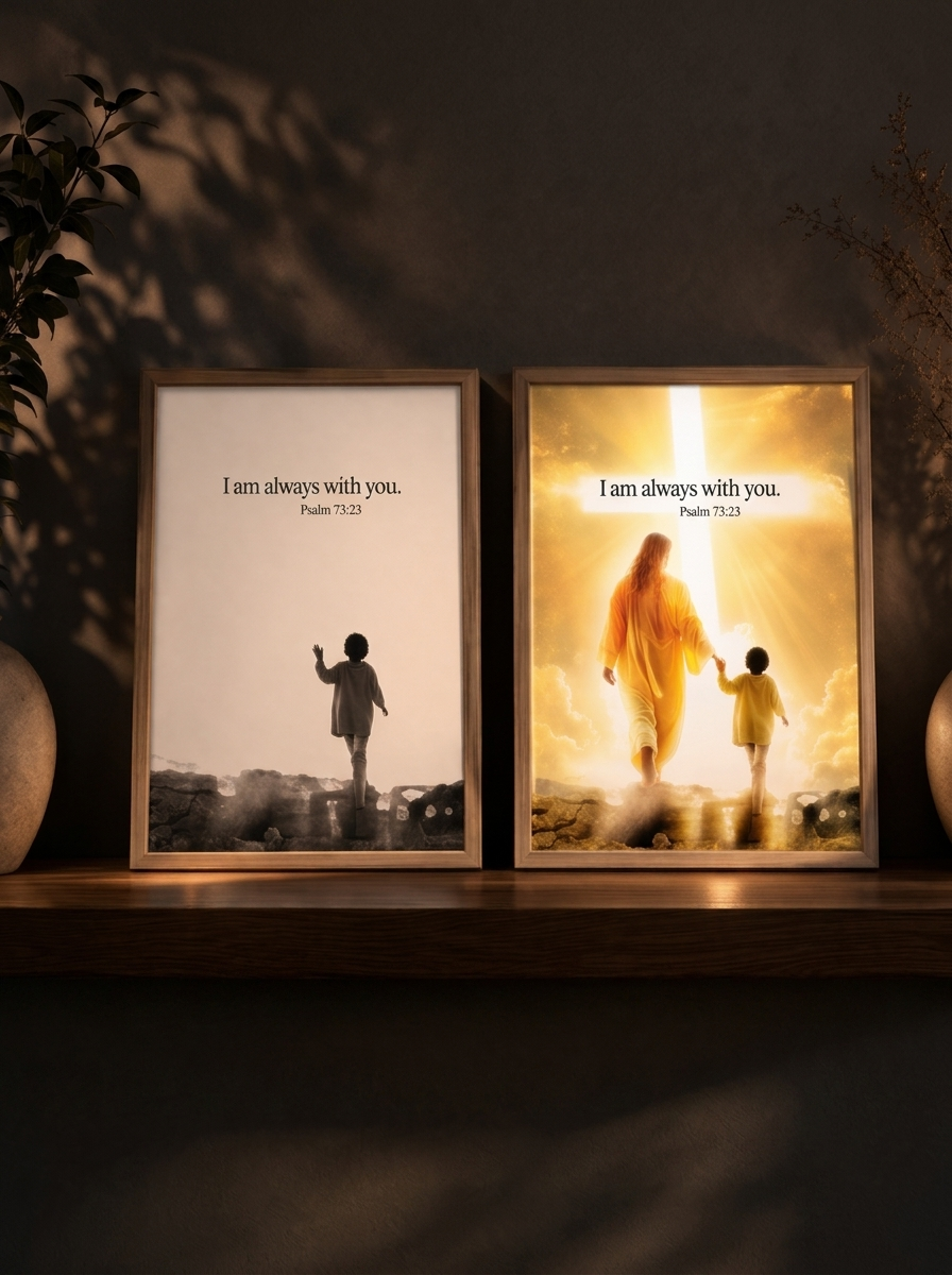 Always With You Light Frame – Hidden Faith Art Night Light