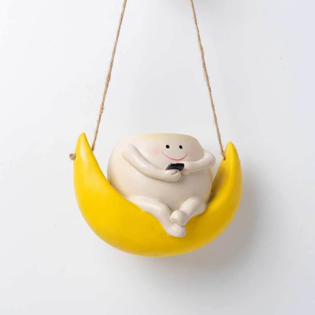 The Swing Chair Planter - Hanging Resin Pot