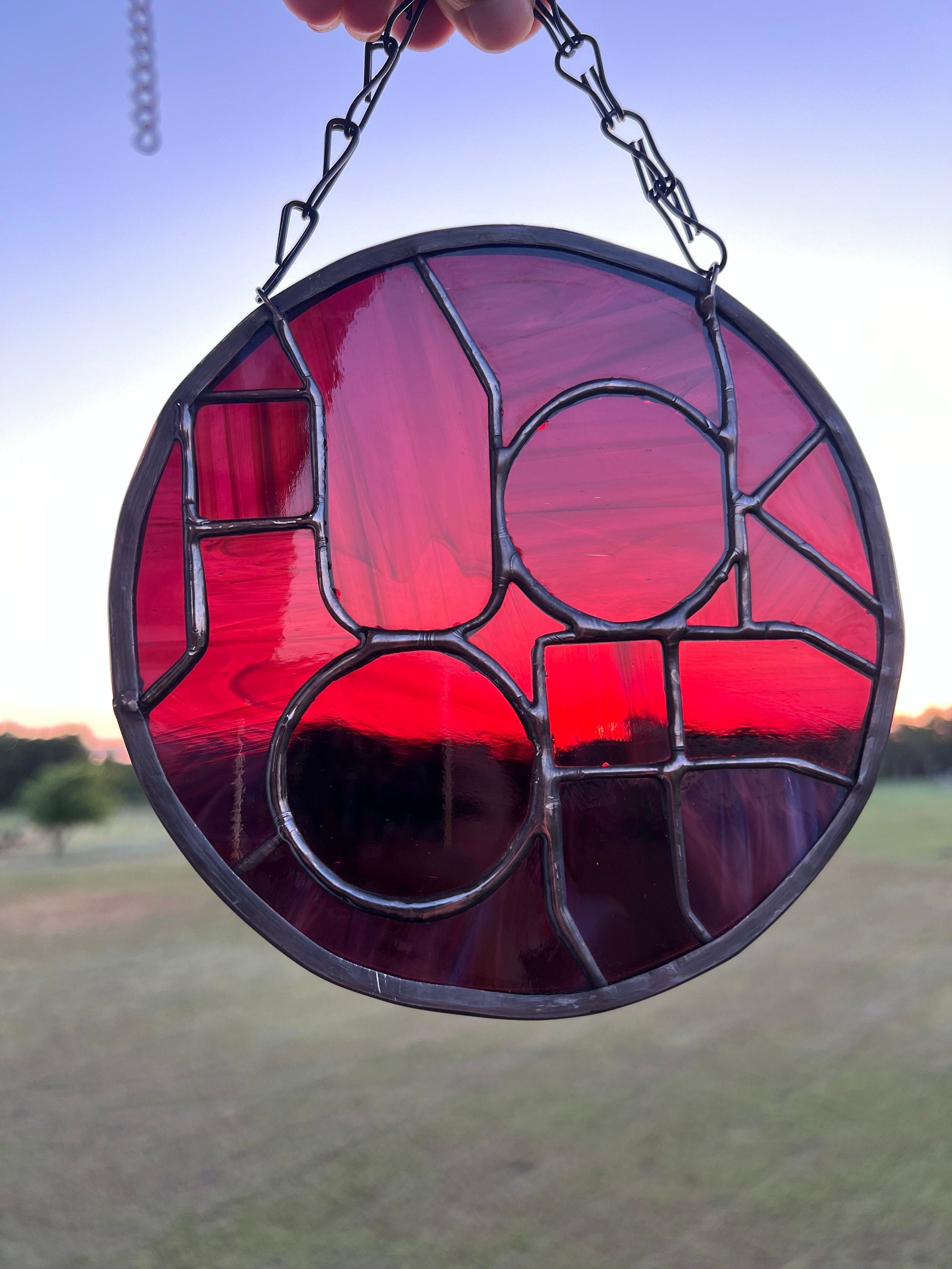 Funny saying F OFF colorful pendant