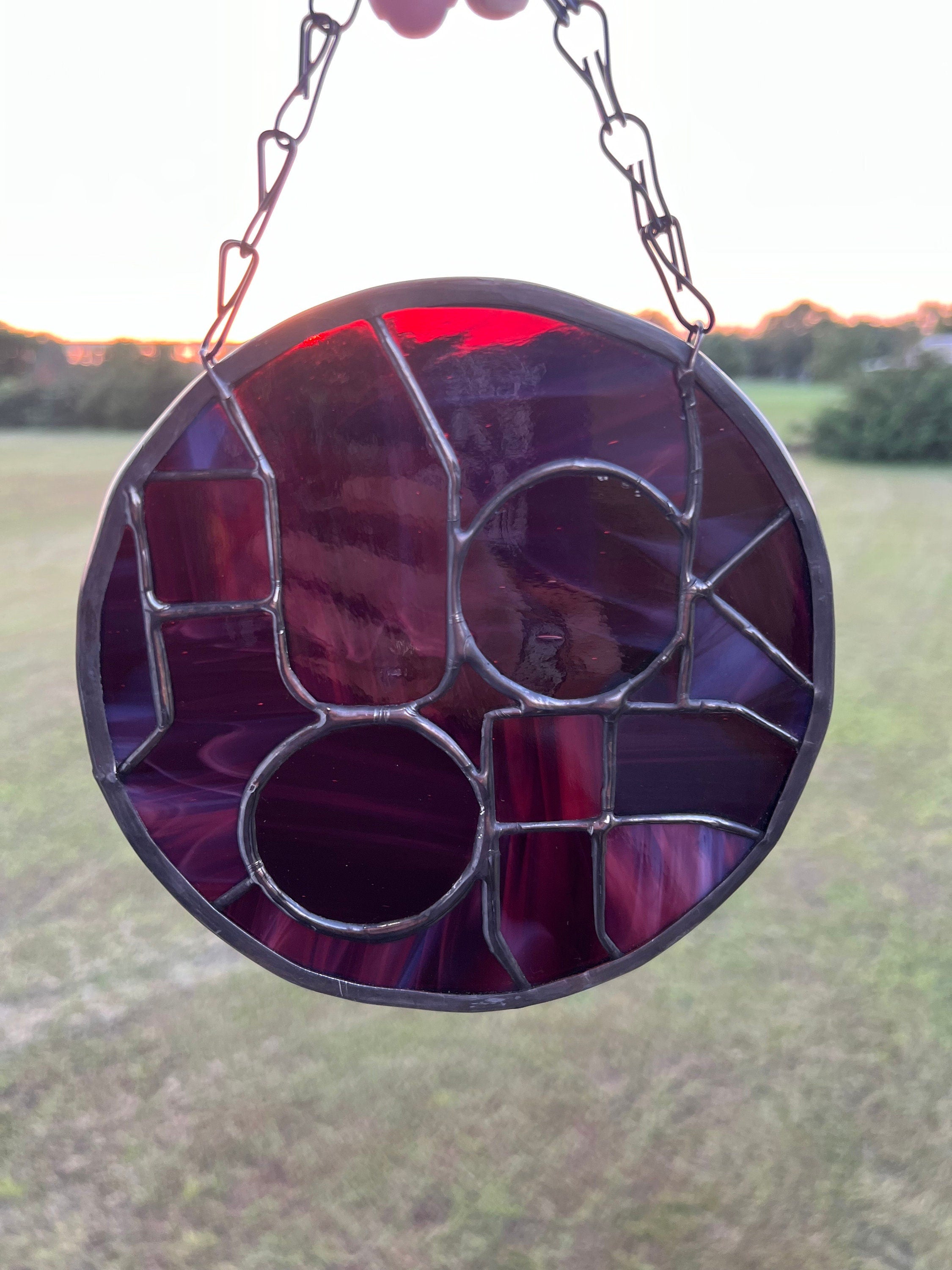 Funny saying F OFF colorful pendant