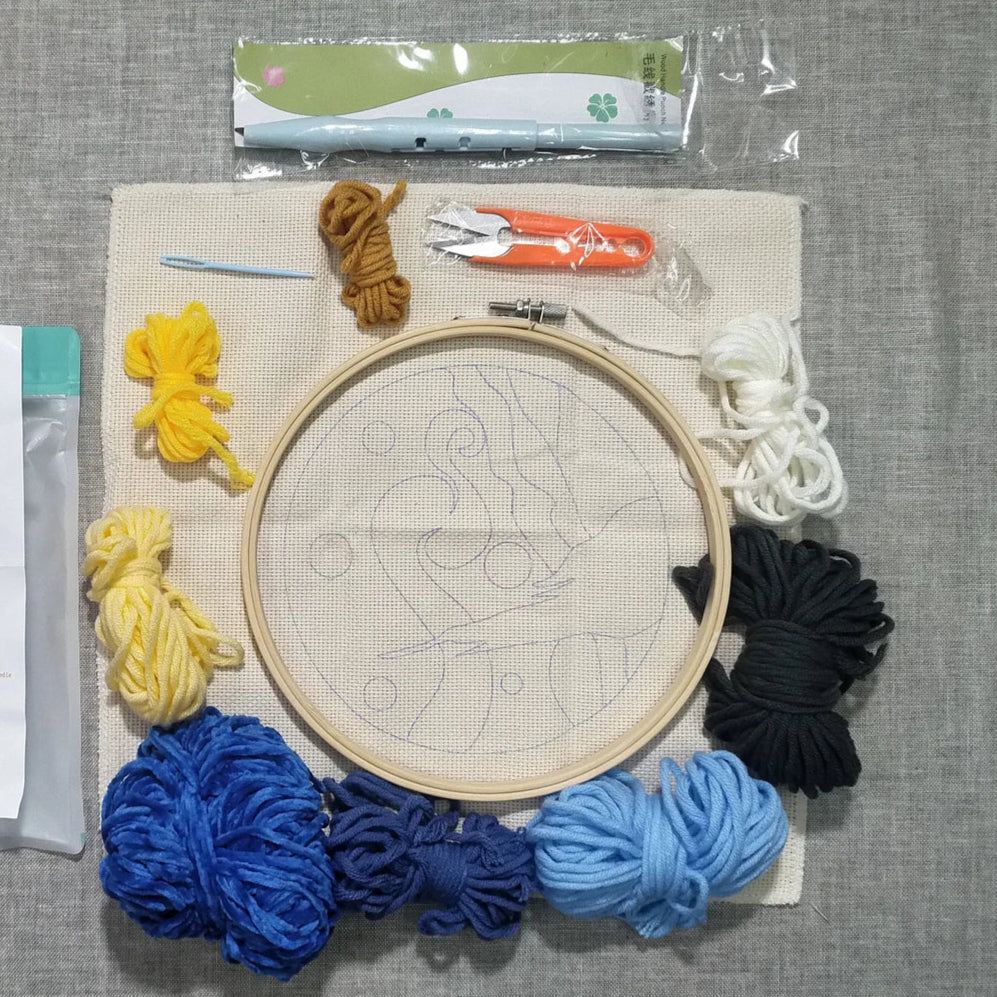 Pre-Designed Punch Needle Kits